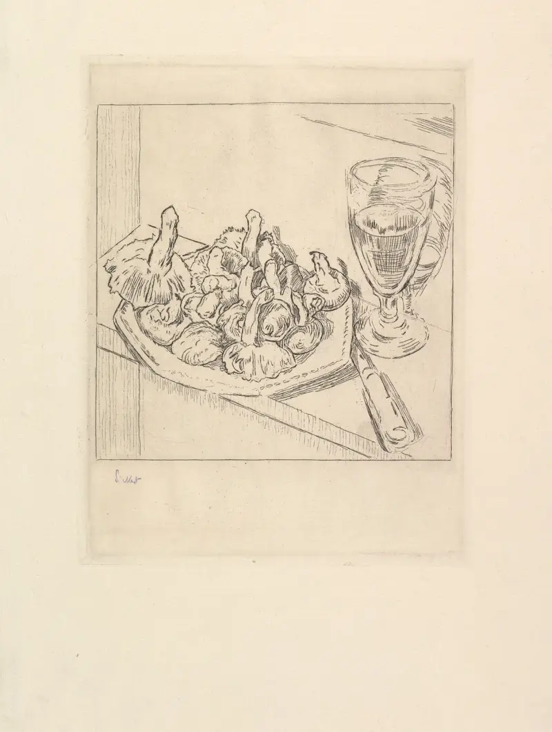 Mushrooms (The Small Plate) av Walter Richard Sickert