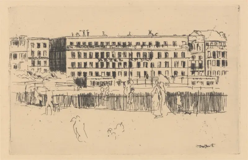 Old Hotel Royal Dieppe av Walter Richard Sickert