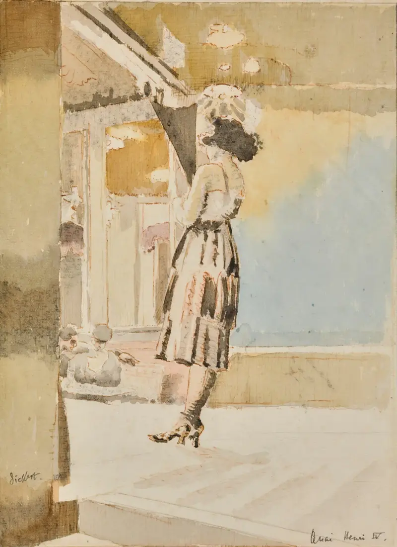 Quai Henri IV av Walter Richard Sickert