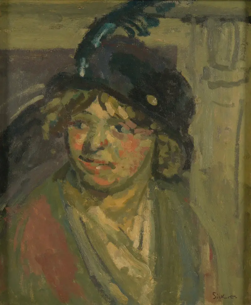 Der blaue Hut von Walter Richard Sickert