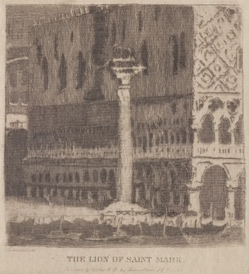 The Lion of St. Mark, Venice av Walter Richard Sickert