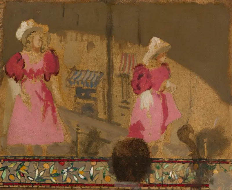 The Sisters Lloyd at the Old Bedford av Walter Richard Sickert