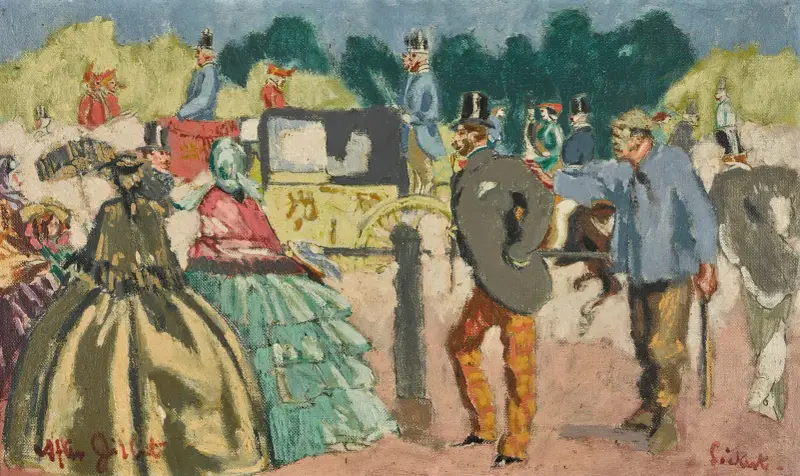 Dva opozdilci (podle Johna Gilberta), Walter Richard Sickert
