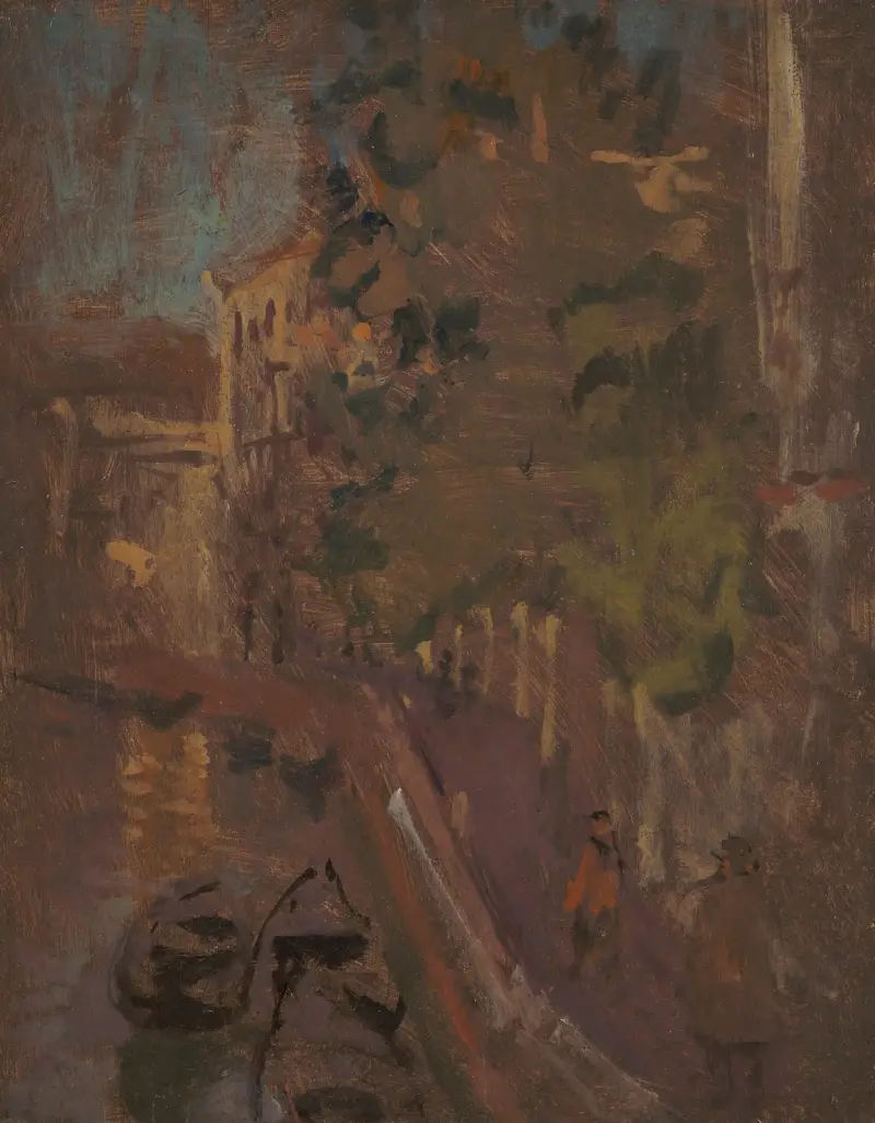 Venetiansk kanal av Walter Richard Sickert