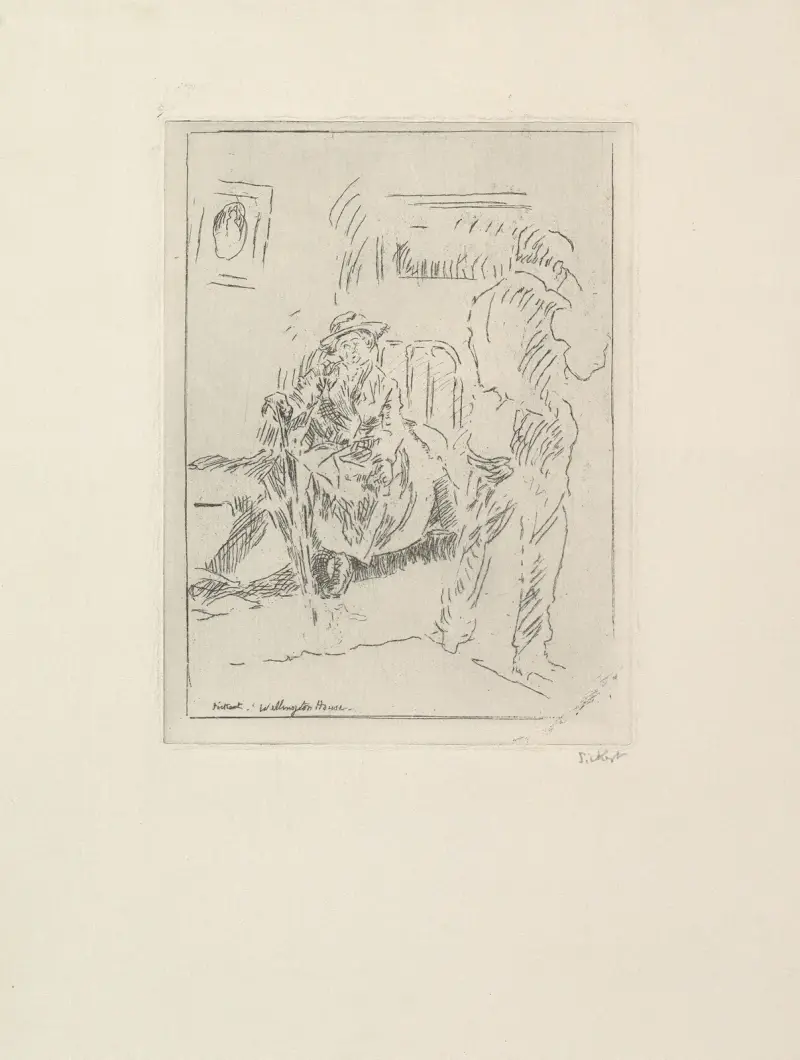 Wellington House (The Little Visitor) av Walter Richard Sickert
