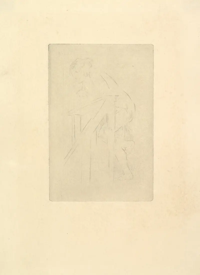 Kvinna i trappa av Walter Richard Sickert