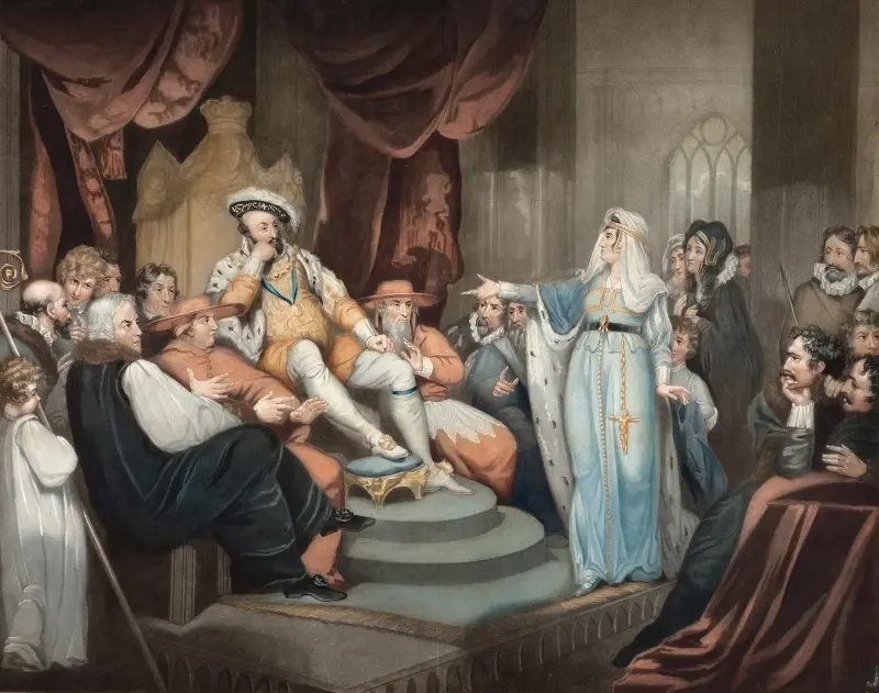 Catharine Of Aragon Pleading Her Cause av Richard Westall