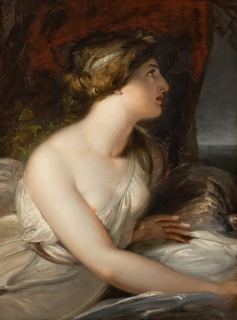 Emma Hamilton (1765–1815) as Ariadne av Richard Westall