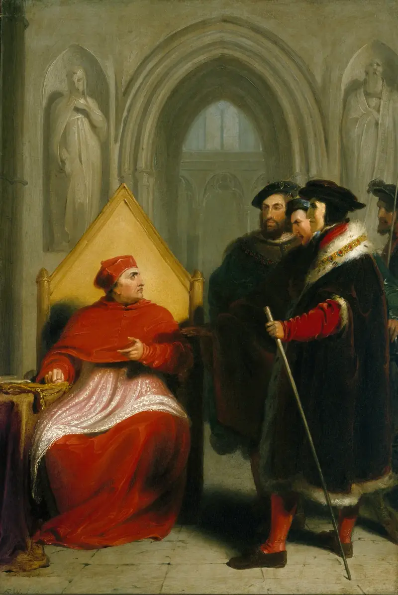 Wolsey in Ungnade von Richard Westall