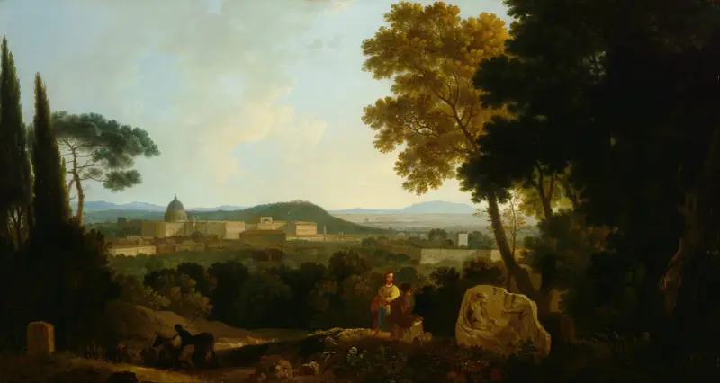 St Peters and the Vatican from the Janiculum, Rome av Richard Wilson