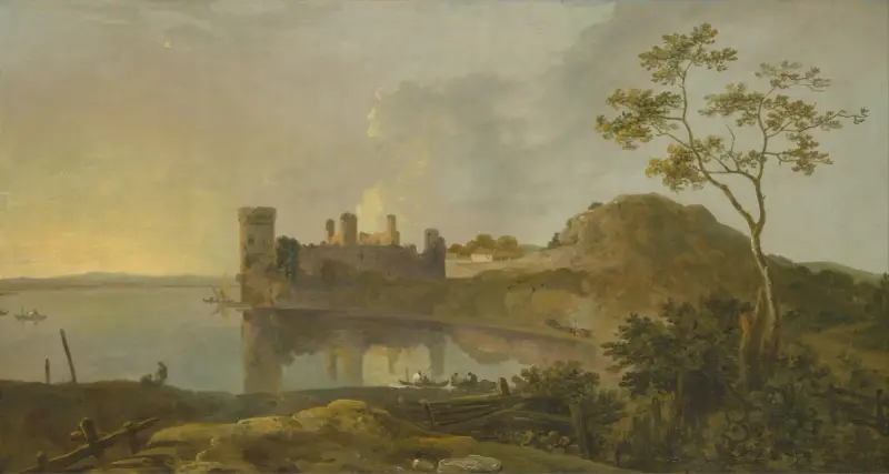Letní večer (hrad Caernarvon), Richard Wilson