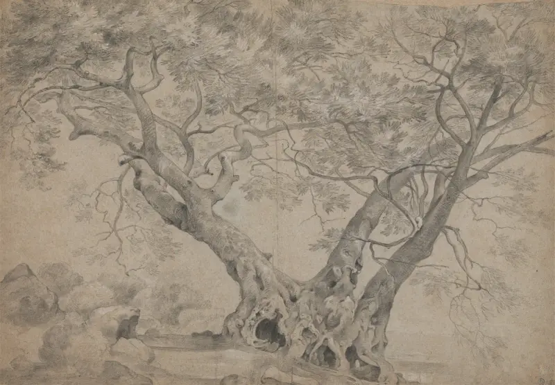 Arbra Sacra nad jeziorem Nemi, Richard Wilson