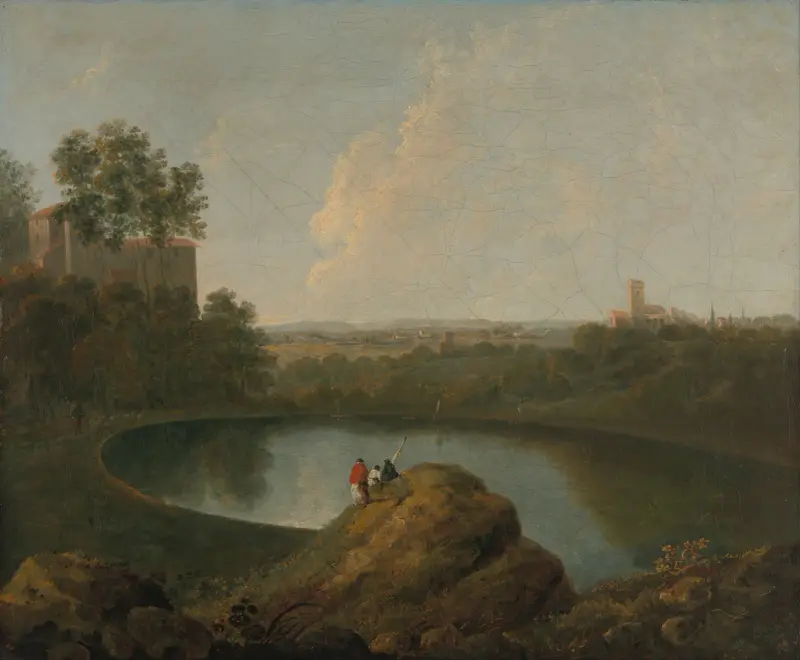 The Head of Lake Nemi av Richard Wilson