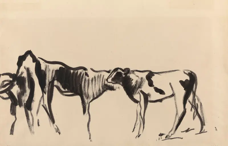 Kälber von Rik Wouters