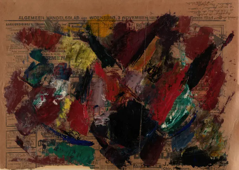 Colours used in Nude in a Cane Chair av Rik Wouters