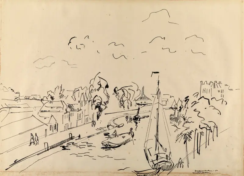 Kostverlorenvaart in Amsterdam av Rik Wouters