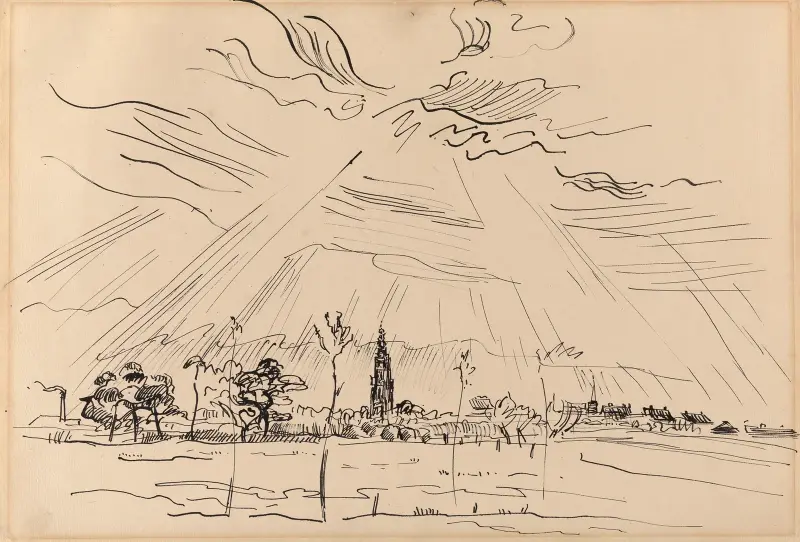 Landscape near Amersfoort av Rik Wouters