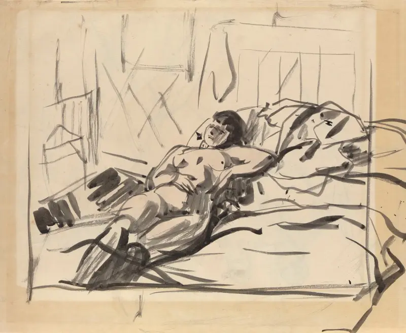 Liegender Akt, 1915 von Rik Wouters