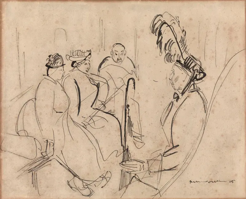 Im Zug von Rik Wouters