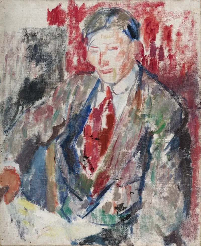 Porträtt av Karel Wouters av Rik Wouters