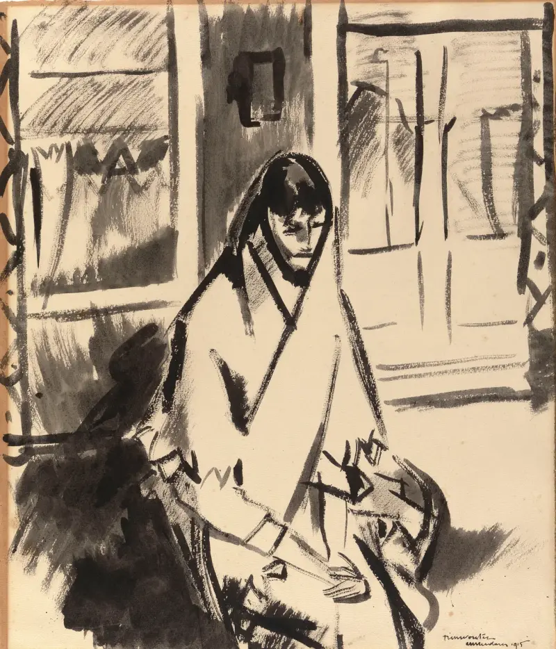 Kranke Frau, 1915 von Rik Wouters