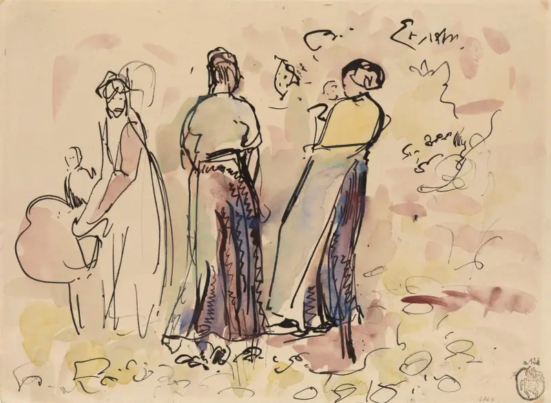 Silhouettes of Women av Rik Wouters
