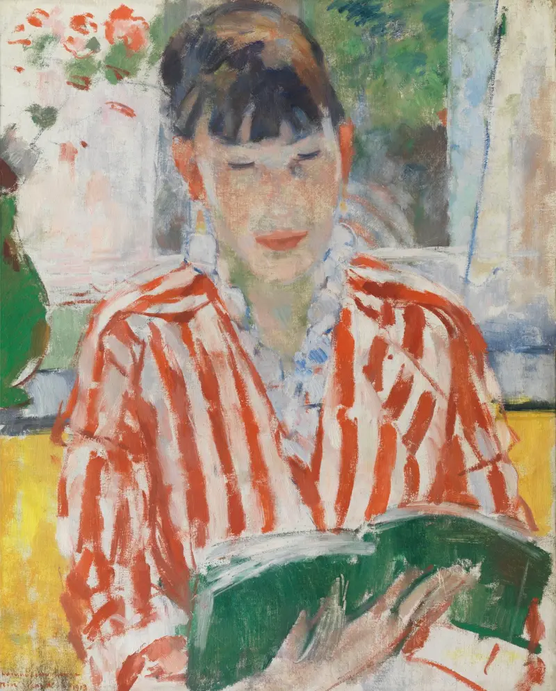 Woman Reading, 1913 av Rik Wouters