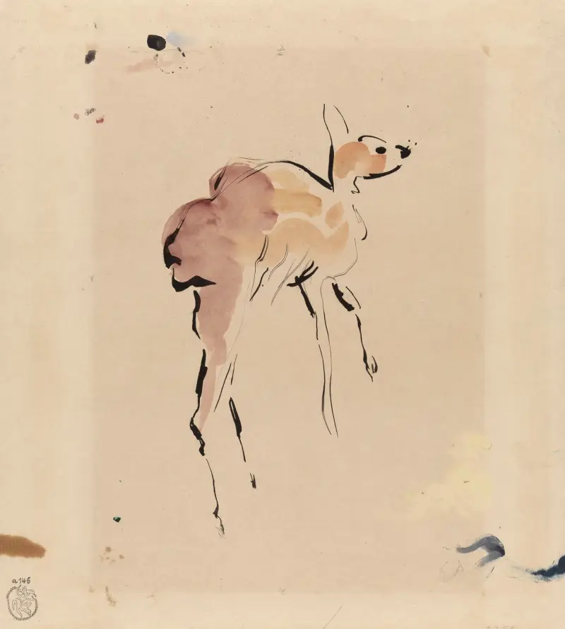 Junger Hirsch von Rik Wouters
