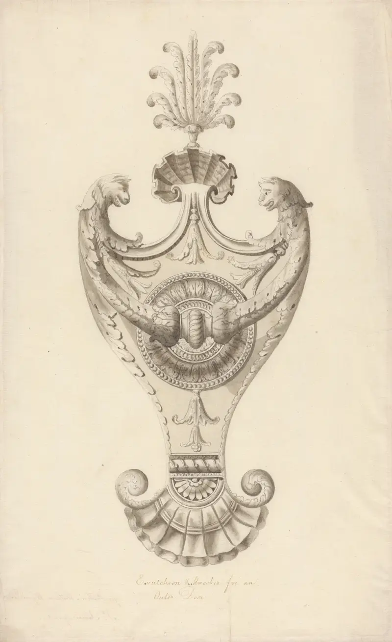 Návrh na klepátko na dveře, Robert Adam