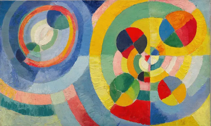 Cirkulära former av Robert Delaunay