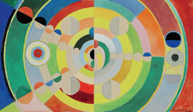 Disc-Relief av Robert Delaunay