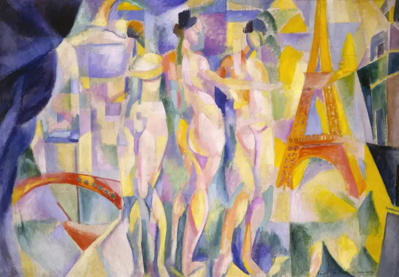Die Stadt Paris, 1915 von Robert Delaunay