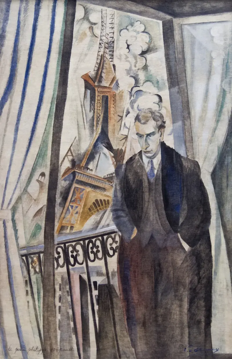 Poeten Philippe Soupault av Robert Delaunay