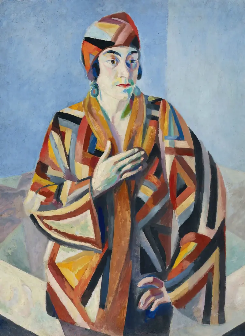 Portrait De Madame Mandel av Robert Delaunay