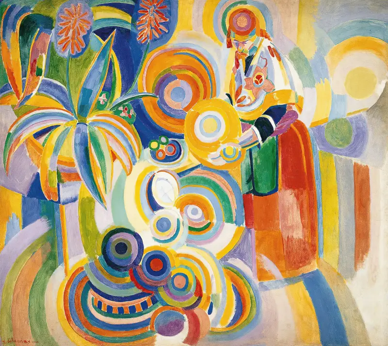 Portuguese Woman av Robert Delaunay