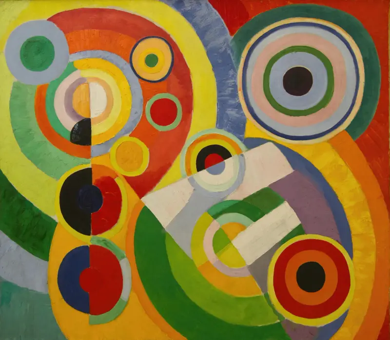Rytm, livsglädje av Robert Delaunay