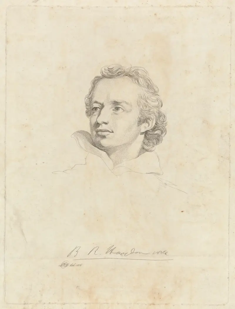 Portrait of, Benjamin Robert Haydon av Benjamin Robert Haydon