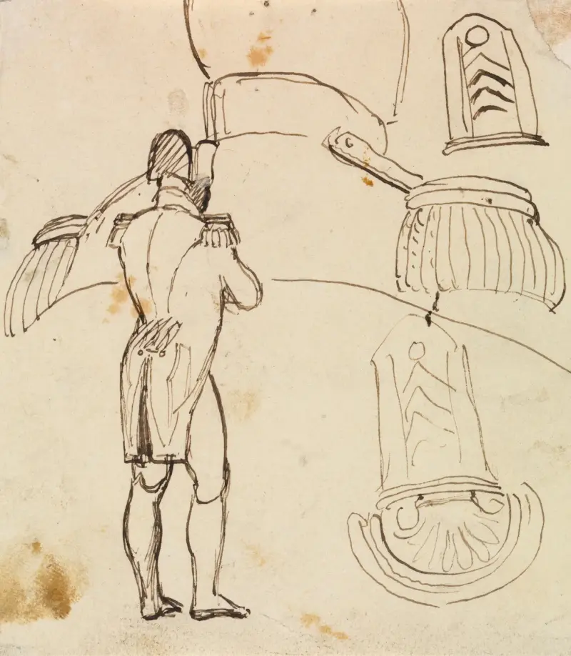 Studie für Napoleon Bonaparte von Benjamin Robert Haydon