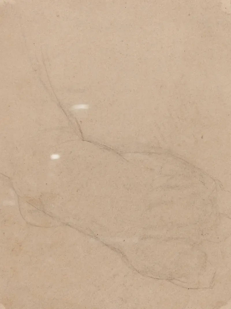 Studie av en fot (baksida) av Benjamin Robert Haydon