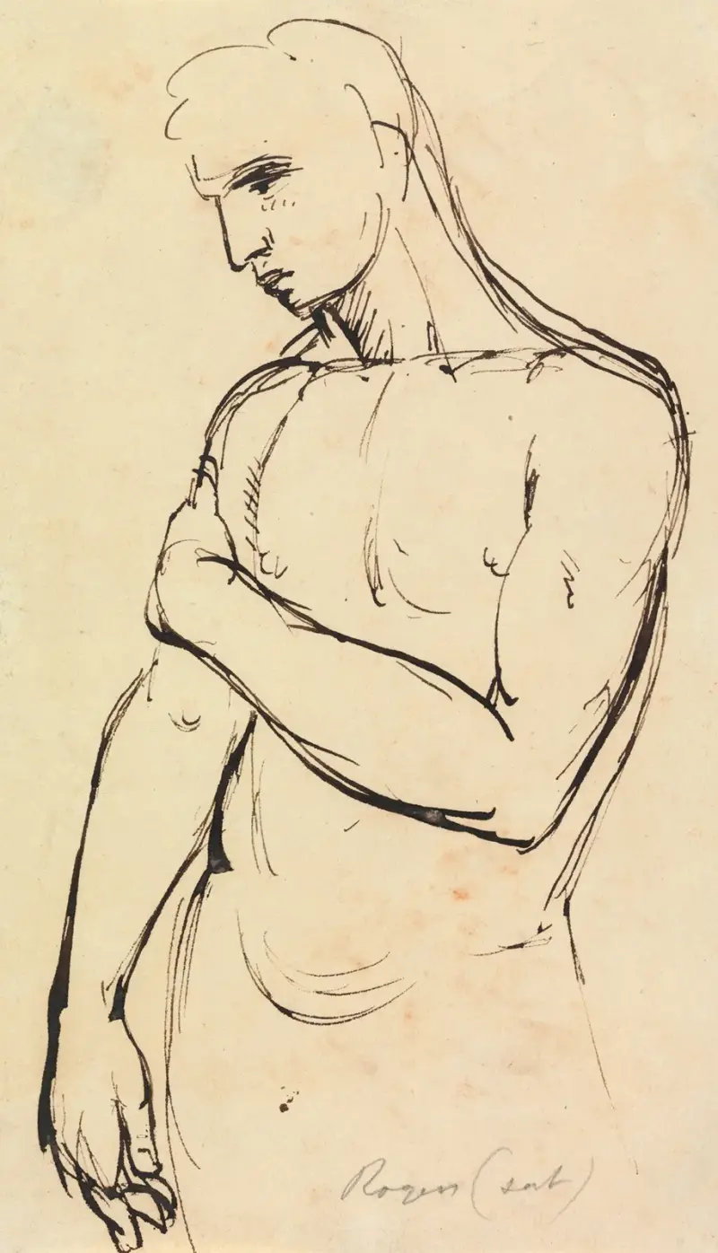 Studie av en ung man av Benjamin Robert Haydon