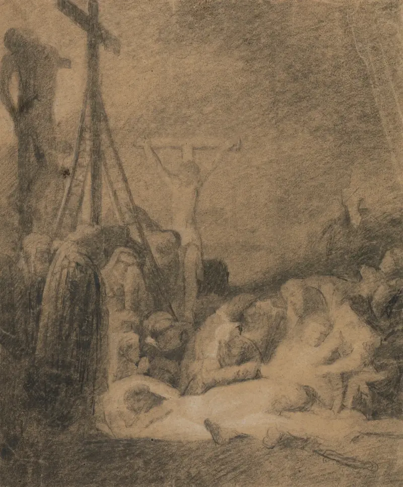 Studie till korsfästelsen av Benjamin Robert Haydon