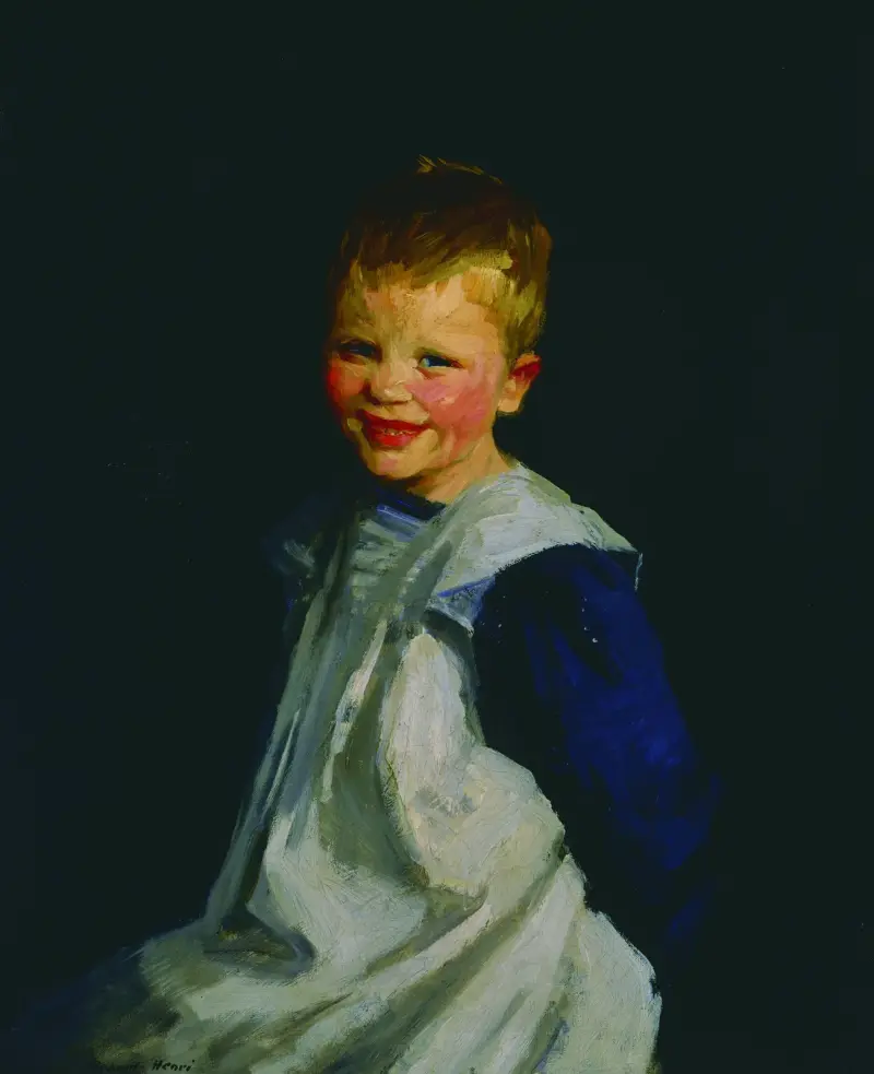 Lachendes holländisches Mädchen von Robert Henri