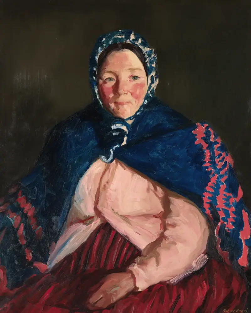 Old Johnnie’s Wife av Robert Henri