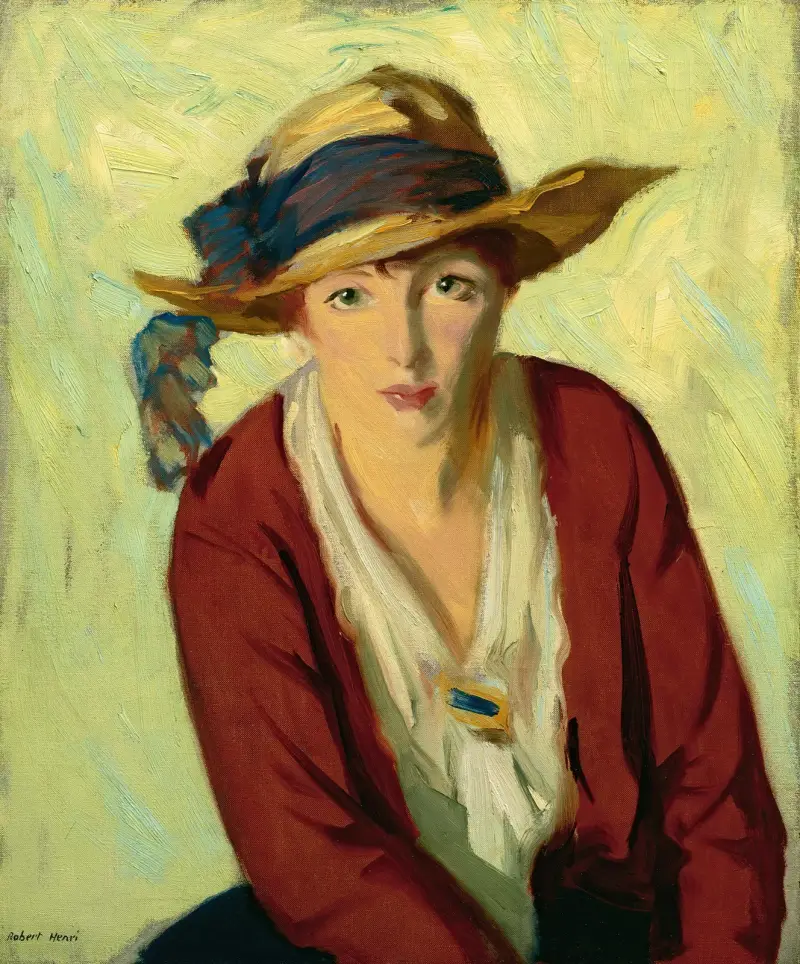 Plážový klobouk, Robert Henri