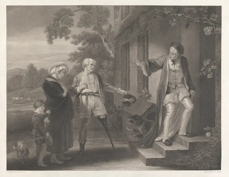 Som ni behagar; akt II, scen VII; De sju åldrarna (sjätte åldern) av Robert Smirke