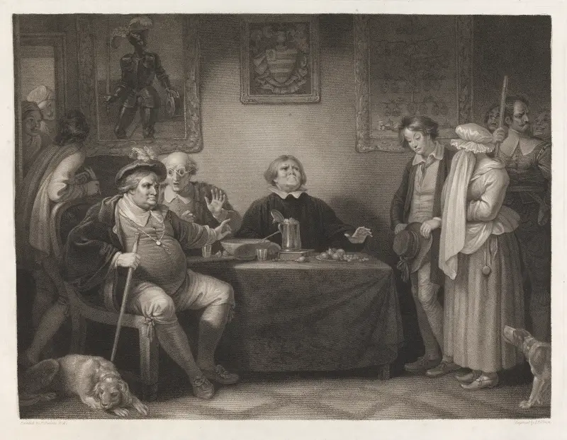 Wie es euch gefällt; Akt II, Szene VII; Die sieben Lebensalter des Menschen (fünftes Alter) von Robert Smirke