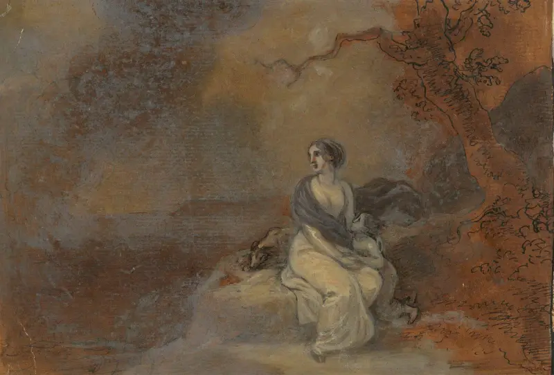 One from Illustrations to Shakespeare av Robert Smirke