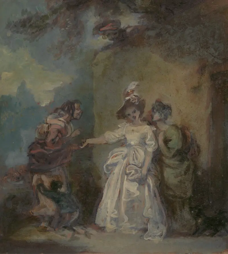One from Illustrations to Shakespeare av Robert Smirke