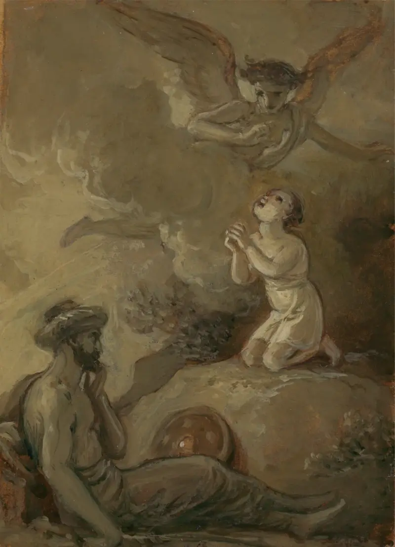 Scener ur en österländsk romans [Arabiska nätter] av Robert Smirke