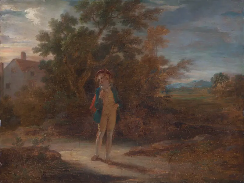 The Seven Ages of Man- The Schoolboy, ‘As You Like It,’ II, vii av Robert Smirke